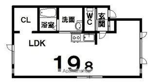 CUBE【1階】の間取り